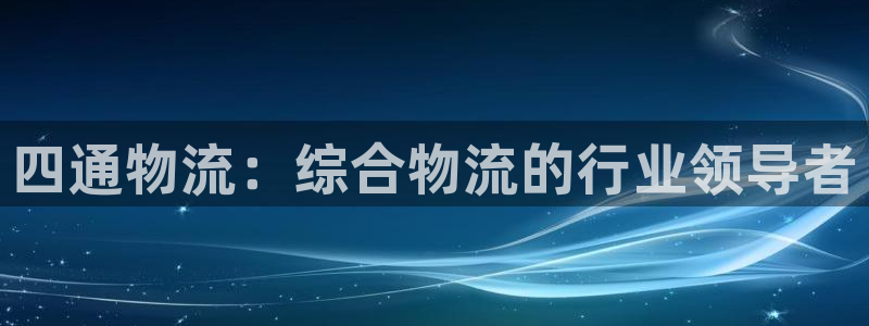 28圈模拟：四通物流：综合物流的行业