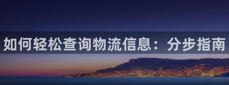 28圈人工客服电话是什么：如何轻松查询物流信息：分步指南